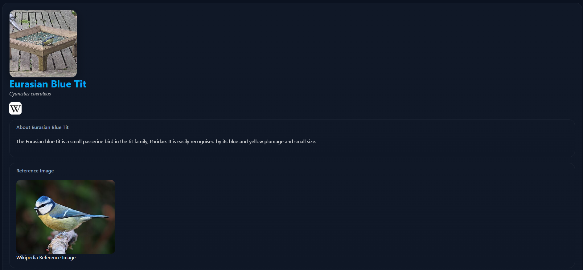 WAMF v0.4.0 Species Details